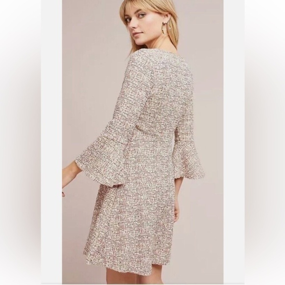 Anthropologie Mauve Suzy Swing Dress Size Large - Picture 1 of 4